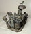 Antique 19th Century Ashanti King From Ghana Detailed Figural Bronze Statue For Sale - Image 14 of 16
