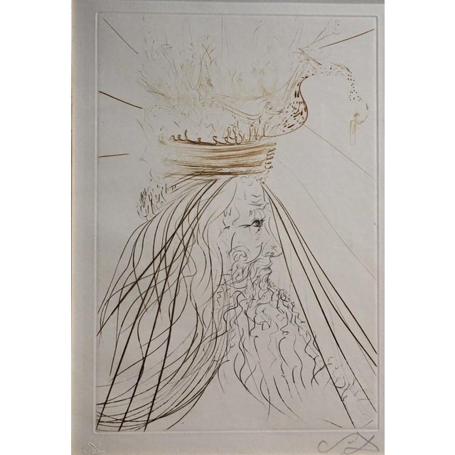 ARTIST: Salvador Dali TITLE: Tristan et Iseult King Marc MEDIUM: Etching SIGNED: Hand Signed PUBLISHER: Jean Schneider,...