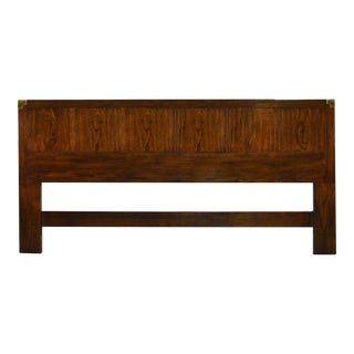 1970s Campaign Henredon Scene One King Size Headboard For Sale
