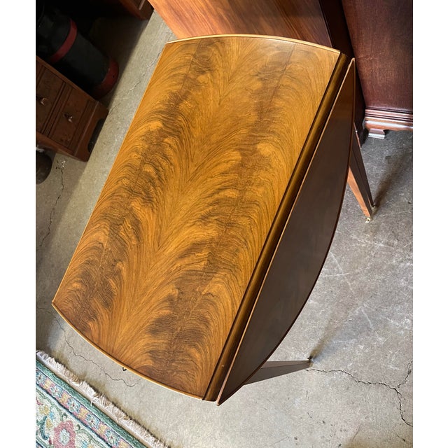 Traditional Late 20th Century Drop Leaf Side Table by Bollier & Company by Decca For Sale - Image 3 of 12