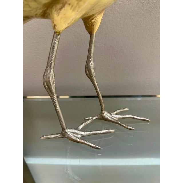 Vintage Ibis Bird Sculptures by Elli Malevolti, 1950, Set of 2 For Sale - Image 9 of 16
