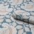 Schumacher Schumacher Jackie Wallcovering In Indigo For Sale - Image 4 of 6