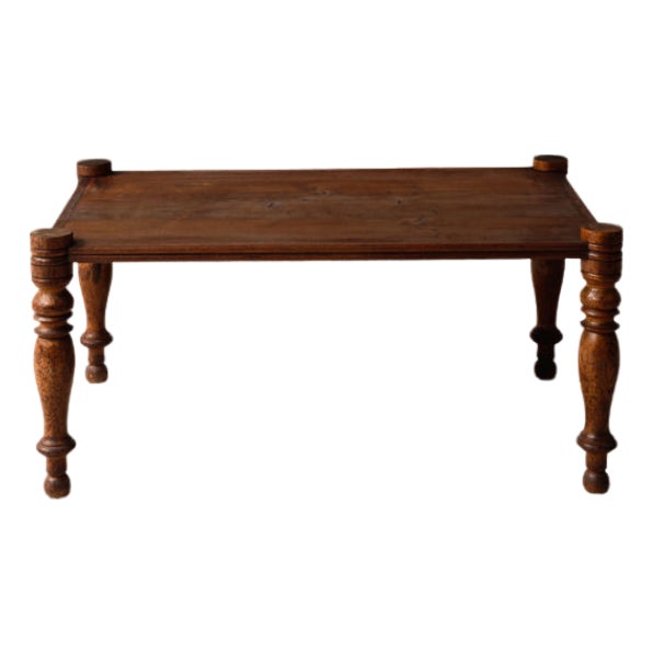 1920s French Oak Coffee Table For Sale