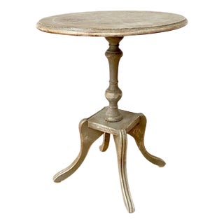 Vintage Oval Wine Table For Sale