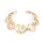 Mid 20th Century Tiffany & Co. Vintage Bracelet 14k Rose & Yellow Gold Swirl Snail Shell Signed For Sale - Image 4 of 4