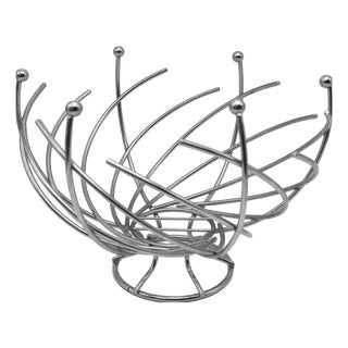 Mid-Century Modern Sputnik Spiral Fruit Bowl from Alessi, 1960s For Sale