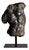 Unknown, Black Apollo Torso Sculpture, Resin and Metal Base For Sale