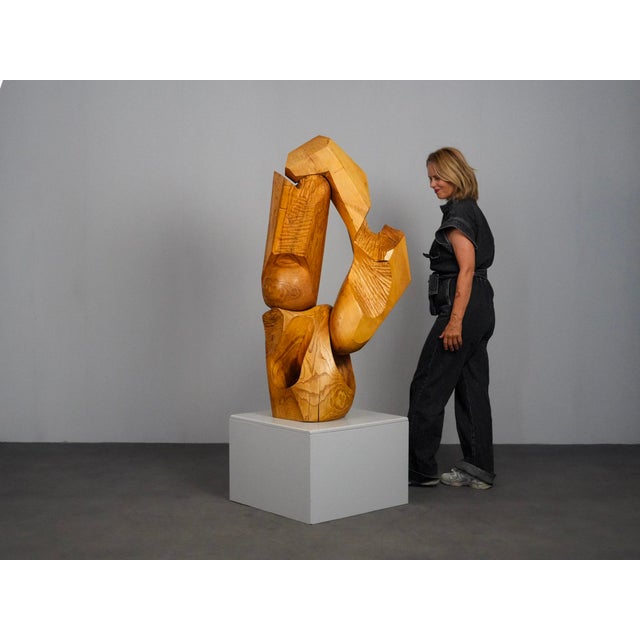 1980s Joop Van Bergen, Herbalans, 1980s, Elm For Sale - Image 5 of 11