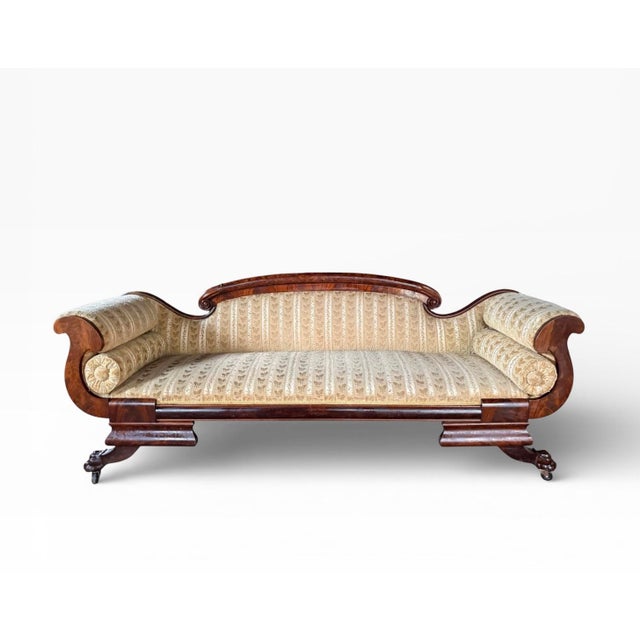 Antique American Empire Sofa For Sale - Image 12 of 12
