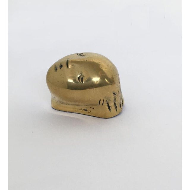 Bronze Abstract Sculpture of Little Head by Piero Perin, Italy, 1980s For Sale - Image 11 of 18