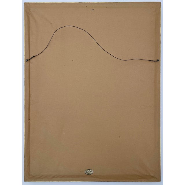 Brown 1970s Student Study of Modigliani's “Portrait of Leopold Zborowski” For Sale - Image 8 of 8