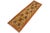 Shabby Chic Rustic Super Kazak Gold/Red Wool Runner Rug- 2'11'' X 10'1'' For Sale - Image 3 of 10