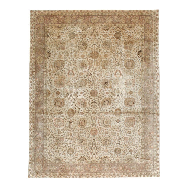 Galerie Shabab Collection Mid-20th Century Persian Tabriz Carpet For Sale