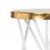 2020s Counter Stool, White & Gold For Sale - Image 5 of 7