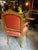 Wood 1970s Coral Vintage Wooden Accent Chair For Sale - Image 7 of 7