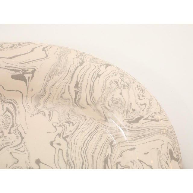 Late 20th Century Vintage Marbleized Platter II For Sale - Image 5 of 7