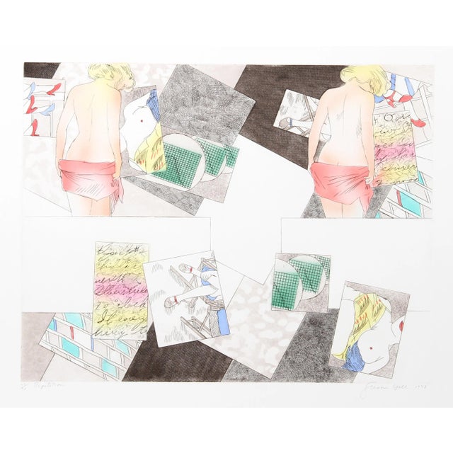 Susan Hall, Repetition, Aquatint Etching For Sale