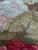 Aubusson Embroidered Tapestry on Vintage Brass Pole With Neoclassical Floral Medallion Motif For Sale In New York - Image 6 of 11