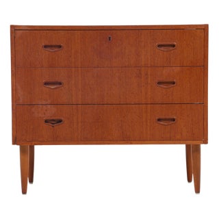 Vintage Mid-Century Teak Chest of Drawers, 1960s For Sale