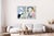 2026, Organic Modern, Mid Century Shapes Diptych, Pastel Dance, Acrylic Painting on Paper in Soft Palette by Ryan Rivadeneyra For Sale - Image 9 of 10