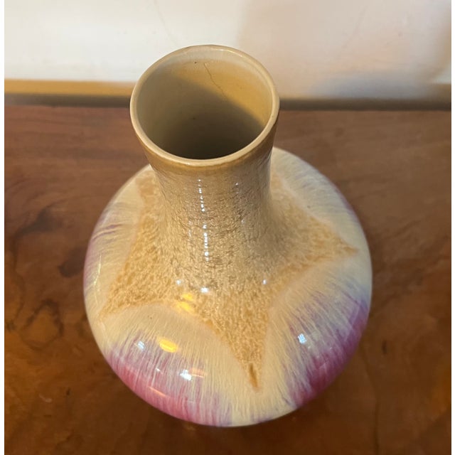 Geoffrey Borr Chilmark Pottery Flambe Sang De Boeuf Oxblood Vase by Chilmark Pottery, Martha's Vineyard Massachusetts For Sale - Image 12 of 15