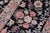 1990s Shabby Chic Floral 1990's Pak-Persian Black/Rust Wool Rug - 12'1'' X 15'2'' For Sale - Image 5 of 9