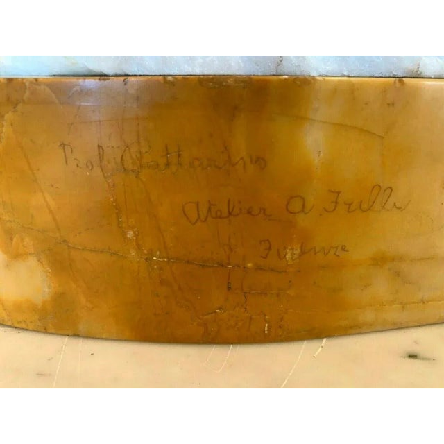 Prof. Pattarino, Sculpture, 20th Century, Carrara Marble For Sale - Image 11 of 12