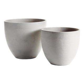 Fibrestone Malibu Tapered Pots, Set Of 2 For Sale