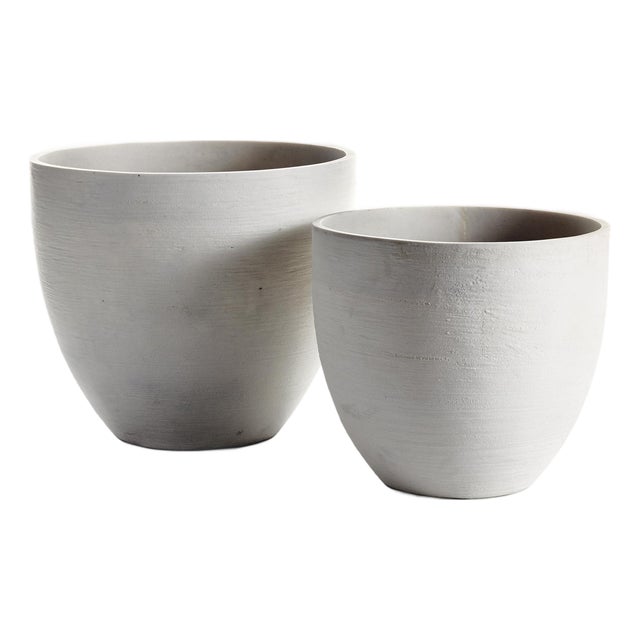 Fibrestone Malibu Tapered Pots, Set Of 2 For Sale