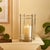In a shiny chrome finish, this hurricane is a markedly handsome addition to your traditional decor. The cylindrical glass...
