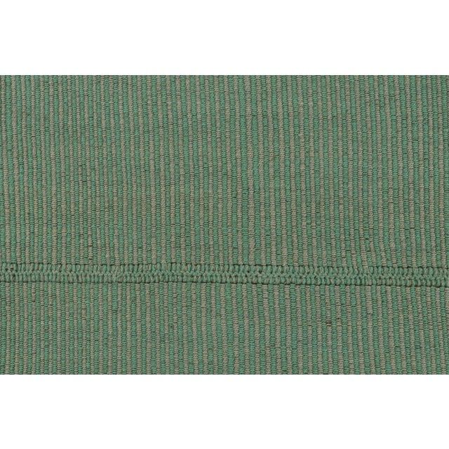 Rug & Kilim’s Contemporary Kilim, in Teal and Seafoam Accents For Sale In New York - Image 6 of 7