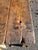 Green 18th or 19th Century Rustic Primitive Farmhouse Table in Old Green Paint For Sale - Image 8 of 18