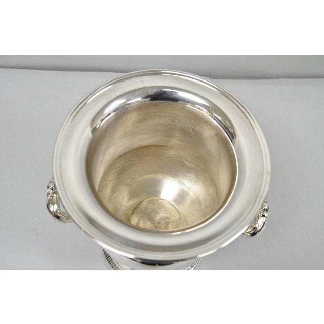 Vintage Newport Gorham Silver Plated Trophy Cup Urn Champagne Chiller Ice Bucket For Sale - Image 10 of 14
