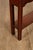 Wood Chippendale Style Narrow One Drawer Small Console Table For Sale - Image 7 of 18