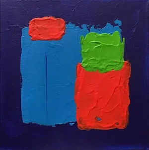 “AS22222” Contemporary Original Abstract Colorfield Acrylic Painting by Stephen Stilgenbauer