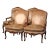 19th Century French Louis XV Carved Walnut Armchairs From Provence, Set of Four For Sale