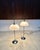 German Height Adjustable Mushroom Floor Lamps with Chromed Tulip Bases, 1960s, Set of 2 For Sale - Image 10 of 18