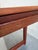 Large Mid Century Modern Danish Teak Bench With Pull Out Tray For Sale - Image 12 of 12