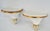 Art Deco Pair of 1940s Hutschenreuther Selb Bavaria Gilt Porcelain Corbel Wall Brackets, Germany For Sale - Image 3 of 12