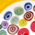 Mid-Century Modern Vintage Murano Seguso Millefiori Flower Canes Italian Art Glass Incalmo Yellow Orange Rim Bowl For Sale - Image 3 of 8