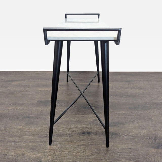 Threshold With Studio McGee Pleasant Grove Marble Top Console For Sale In San Francisco - Image 6 of 9