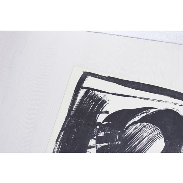 Black Bernd Völkle, 1963, Lithograph For Sale - Image 8 of 12