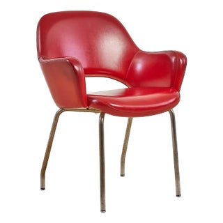 Vintage Red Armchair, 1960s For Sale