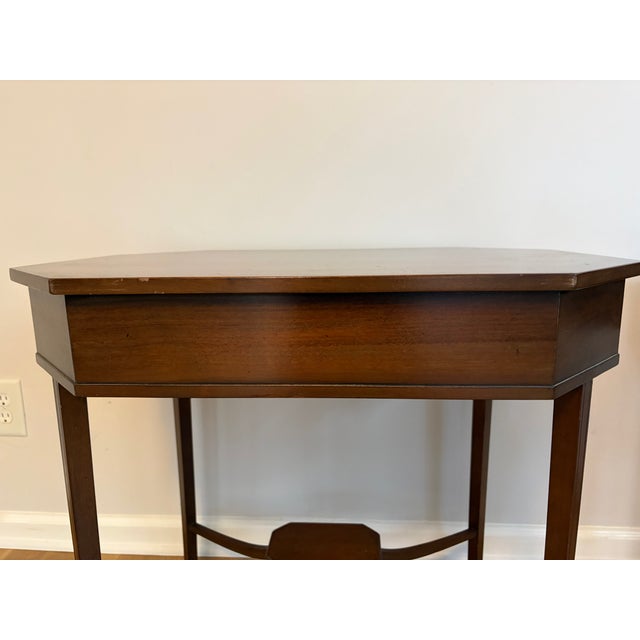 Wood 1970s Kittinger Buffalo Mahogany Octagonal End Tables, Pair For Sale - Image 7 of 14