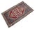 Distressed Low Pile Turkish Yastik Petite Rug Hand Knotted Faded Mat - 24″ X 41″ For Sale - Image 4 of 12