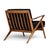 Poul Jensen Restored Poul Jensen for Selig Danish Z Chair Black Leather 1950s For Sale - Image 4 of 16