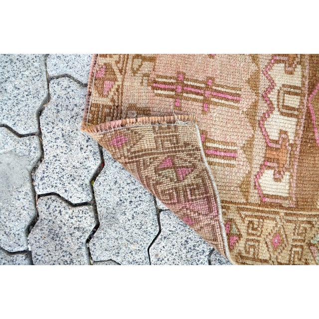 1970s Vintage Mid Century Turkish Rug For Sale - Image 5 of 6