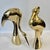 Italian Art-Deco Style Brass Crane Sculptures, Set, 1960s. For Sale - Image 10 of 12
