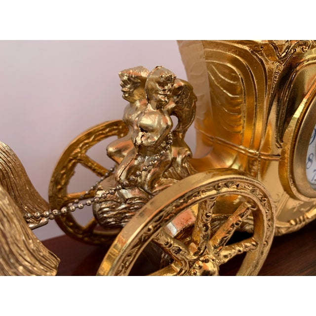 1940's United Clock Corp Model 640 Royal Horse and Carriage Electric