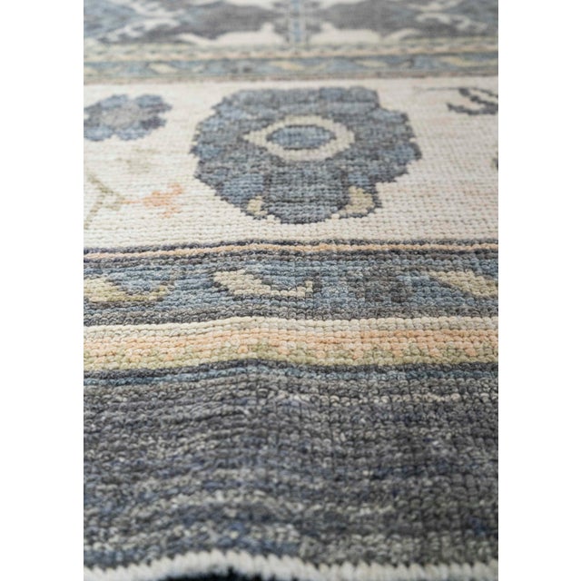 Turkish Turkish Oushak Rug 9'1" x 12'8" #20268 For Sale - Image 3 of 8